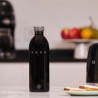 SMEG Clima 50's Style WBF01BL Insulated Bottle, 500 ml, Airtight Seal, Double-Walled, 18/8 Stainless Steel, Black