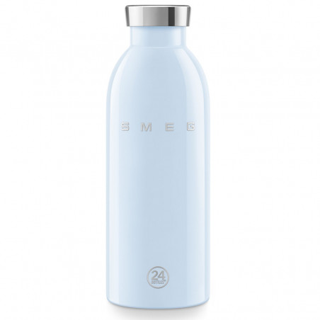 Θερμός SMEG Clima 50's Style WBF01PB, 500 ml, Ερμητικό κλείσιμο, Διπλοτοιχωτός, Ανοξείδωτο ατσάλι 18/8, Μπλε
