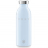 Sticlă termică SMEG Clima 50's Style WBF01PB, 500 ml, închidere ermetică, cu pereți dubli, oțel inoxidabil 18/8, albastră