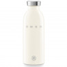 SMEG Clima 50's Style WBF01CR Insulated Bottle, 500 ml, Airtight Seal, Double-Walled, 18/8 Stainless Steel, Cream