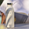 SMEG Clima 50's Style WBF01CR Insulated Bottle, 500 ml, Airtight Seal, Double-Walled, 18/8 Stainless Steel, Cream