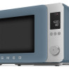 Комбинирана микровълнова фурна с горещ въздух SMEG Collezione MOC02SBMEU, 900W, 27 л, 25 програми, Плавно затваряне, Индивидуални настройки, Син