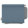 Комбинирана микровълнова фурна с горещ въздух SMEG Collezione MOC02SBMEU, 900W, 27 л, 25 програми, Плавно затваряне, Индивидуални настройки, Син