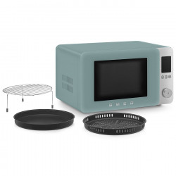 SMEG Collezione MOC02EGMEU Combination Microwave Oven with Convection, 900W, 27 L, 25 Programs, Soft-Close, Custom Settings, Green