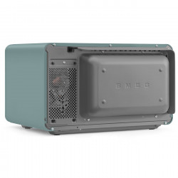 Cuptor cu microunde combinat cu aer cald SMEG Collezione MOC02EGMEU, 900 W, 27 l, 25 de programe, închidere lină, setări personalizate, verde