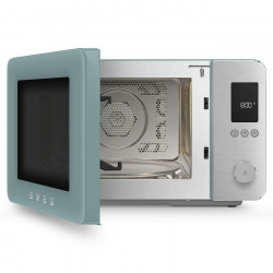 SMEG Collezione MOC02EGMEU Combination Microwave Oven with Convection, 900W, 27 L, 25 Programs, Soft-Close, Custom Settings, Green