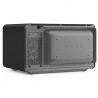 Комбинирана микровълнова фурна с горещ въздух SMEG Collezione MOC02BLMEU, 900W, 27 л, 25 програми, Плавно затваряне, Индивидуални настройки, Черен мат
