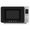 SMEG Collezione MOC02BLMEU Combination Microwave Oven with Hot Air Function, 900W, 27 L, 25 Programs, Soft-Close Door, Custom Settings, Matte Black