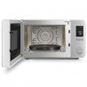 Комбинирана микровълнова фурна с горещ въздух SMEG Collezione MOC02WHMEU, 900W, 27 л, 25 програми, Плавно затваряне, Индивидуални настройки, Бял мат