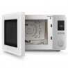 SMEG Collezione MOC02WHMEU Combination Microwave Oven with Hot Air, 900W, 27 L, 25 Programs, Soft-Close, Custom Settings, Matte White