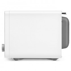 Комбинирана микровълнова фурна с горещ въздух SMEG Collezione MOC02WHMEU, 900W, 27 л, 25 програми, Плавно затваряне, Индивидуални настройки, Бял мат