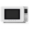 SMEG Collezione MOC02WHMEU Combination Microwave Oven with Hot Air, 900W, 27 L, 25 Programs, Soft-Close, Custom Settings, Matte White