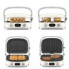 Grătar multifuncțional SMEG 50's Style MGF01CREU, 2100 W, 60-230 °C, 3 programe, acoperire ceramică, tavă de scurgere, semnal sonor, cronometru, culoare crem