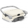 Πολυλειτουργική ψησταριά SMEG 50's Style MGF01CREU, 2100 W, 60-230 °C, 3 προγράμματα, κεραμική επίστρωση, δίσκος συλλογής λιπαρών, ηχητική ειδοποίηση, χρονοδιακόπτης, κρεμ