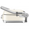SMEG 50's Style MGF01CREU Multifunction Grill, 2100W, 60–230°C, 3 Programs, Ceramic Coating, Drip Pan, Audible Alarm, Timer, Cream