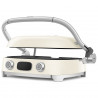 SMEG 50's Style MGF01CREU Multifunction Grill, 2100W, 60–230°C, 3 Programs, Ceramic Coating, Drip Pan, Audible Alarm, Timer, Cream