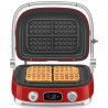Πολυλειτουργική ψησταριά SMEG 50's Style MGF01RDEU, 2100 W, 60-230 °C, 3 προγράμματα, κεραμική επίστρωση, δίσκος αποστράγγισης, ηχητική ειδοποίηση, χρονοδιακόπτης, κόκκινο