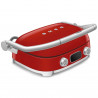Πολυλειτουργική ψησταριά SMEG 50's Style MGF01RDEU, 2100 W, 60-230 °C, 3 προγράμματα, κεραμική επίστρωση, δίσκος αποστράγγισης, ηχητική ειδοποίηση, χρονοδιακόπτης, κόκκινο