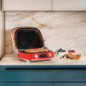 Πολυλειτουργική ψησταριά SMEG 50's Style MGF01RDEU, 2100 W, 60-230 °C, 3 προγράμματα, κεραμική επίστρωση, δίσκος αποστράγγισης, ηχητική ειδοποίηση, χρονοδιακόπτης, κόκκινο