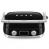 Grătar electric Smeg MGF01BLEU, 2000 W, 60–230 °C, afișaj LCD, 4 accesorii detașabile, cronometru de 60 minute, negru