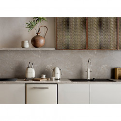 Полупрофесионален смесител за вода Smeg MDF50CR, 5 bar, Подвижна слушалка, Въртящ се на 360° чучур, Крема