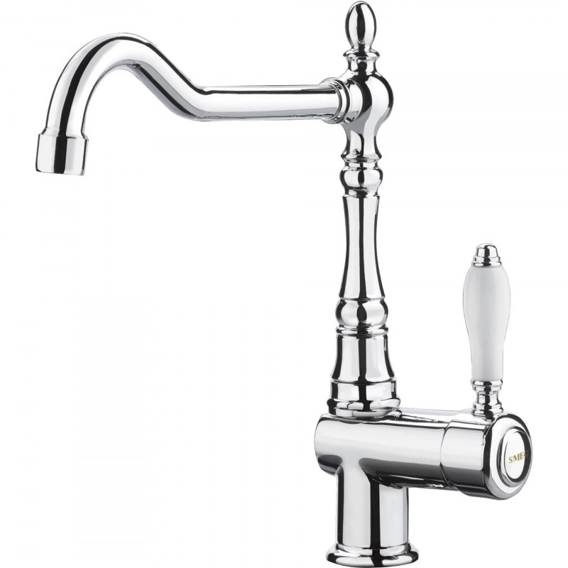 SMEG Coloniale MIR6CR-2 Kitchen Faucet, 5 bar, Single-handle, 360° spout, Aerator, Chrome