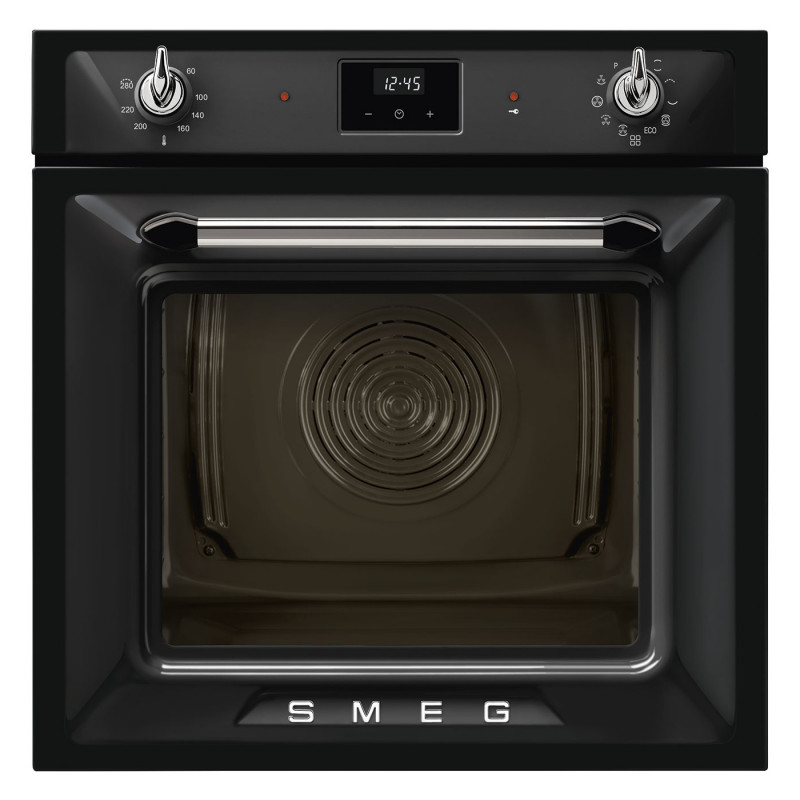 Smeg SOP6900TN beépíthető sütő, 3000 W, 68 l, A osztály, 9 funkció és 5 sütési fokozat, öntisztító funkció, időzítő, 30–280 °C, fekete