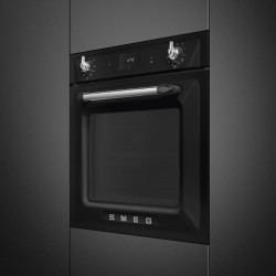 Smeg SOP6900TN beépíthető sütő, 3000 W, 68 l, A osztály, 9 funkció és 5 sütési fokozat, öntisztító funkció, időzítő, 30–280 °C, fekete