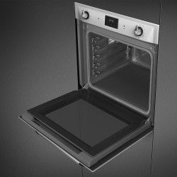 Smeg SOP6900TX beépíthető sütő, 3000 W, 68 l, A osztály, 9 funkció és 5 sütési fokozat, öntisztító funkció, időzítő, 30–280 °C, rozsdamentes acél