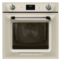Smeg SOP6900TP beépíthető sütő, 3000 W, 68 l, A osztály, 9 funkció és 5 sütési fokozat, öntisztító funkció, időzítő, 30–280 °C, krém színű
