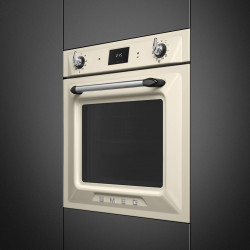 Smeg SOP6900TP beépíthető sütő, 3000 W, 68 l, A osztály, 9 funkció és 5 sütési fokozat, öntisztító funkció, időzítő, 30–280 °C, krém színű