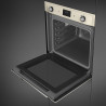 Smeg SOP6900TP beépíthető sütő, 3000 W, 68 l, A osztály, 9 funkció és 5 sütési fokozat, öntisztító funkció, időzítő, 30–280 °C, krém színű