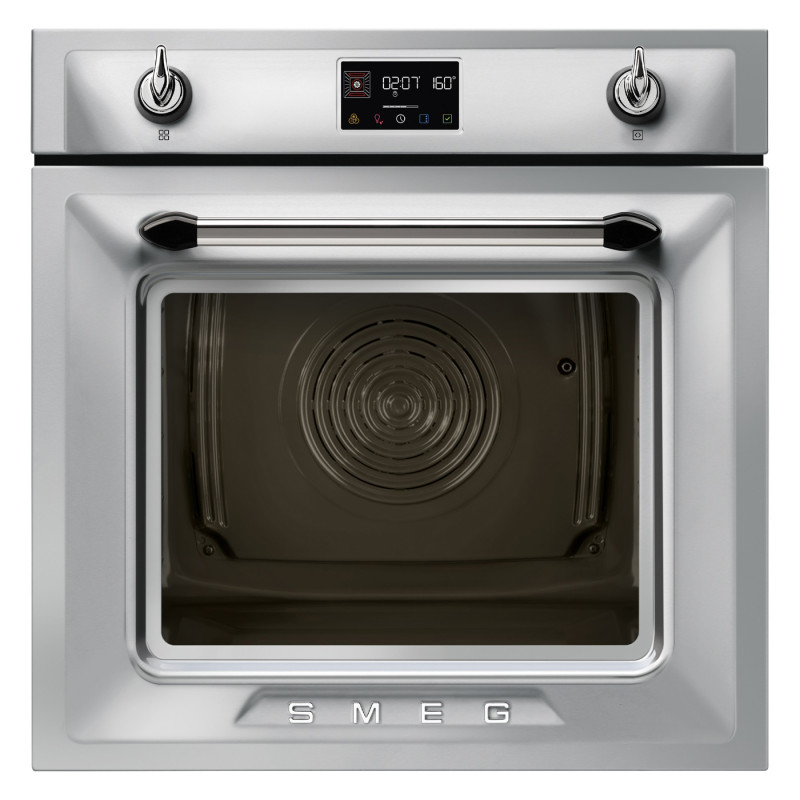 Cuptor incorporabil Smeg SOP6902S2PX, 3000 W, 68 l, Clasa A++, 12 functii si 5 niveluri de gatit, Gatit cu abur combinat, Autocuratare, Timer, 30-280°C, Otel inoxidabil