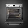 Εντοιχιζόμενος φούρνος Smeg SOP6902S2PX, 3000 W, 68 λίτρα, κλάση A++, 12 λειτουργίες και 5 επίπεδα μαγειρέματος, Μαγείρεμα με συνδυασμό ατμού, Αυτοκαθαρισμός, Χρονοδιακόπτης, 30-280 °C, Ανοξείδωτο