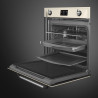 Фурна за вграждане Smeg SOP6902S2PP, 3000W, 68 л, Клас A++, 12 функции и 5 нива на готвене, Готвене чрез Комбинирана пара, Самопочистване, Таймер, 30-280C, Крема