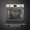 Εντοιχιζόμενος φούρνος Smeg SOP6902S2PP, 3000 W, 68 λίτρα, κλάση A++, 12 λειτουργίες και 5 επίπεδα μαγειρέματος, Μαγείρεμα με συνδυασμό ατμού, Αυτοκαθαρισμός, Χρονοδιακόπτης, 30-280 °C, Κρεμ