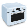 Μίνι φούρνος με συνδυασμό ατμού Smeg COF01PBEU, 1800 W, 10 λειτουργίες, οθόνη LCD, 40-230 °C, παστέλ μπλε