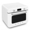 Μίνι φούρνος με συνδυασμό ατμού Smeg COF01WHEU, 1800 W, 10 λειτουργίες, οθόνη LCD, 40-230 °C, Λευκό