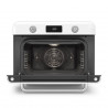 Smeg COF01WHEU kombinált gőzfunkciós mini sütő, 1800 W, 10 funkció, LCD-kijelző, 40–230 °C, fehér