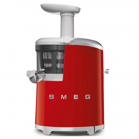 Αποχυμωτής Smeg SJF01RDEU, 150 W, 500 ml, Αντίστροφη περιστροφή, Δοχείο υπολειμμάτων 1,6 λίτρα, Κόκκινος