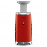 Αποχυμωτής Smeg SJF01RDEU, 150 W, 500 ml, Αντίστροφη περιστροφή, Δοχείο υπολειμμάτων 1,6 λίτρα, Κόκκινος