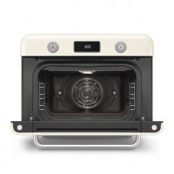 Мини фурна с комбинирана пара Smeg COF01CREU, 1800 W, 10 функции, LCD дисплей, 40-230C, Крем