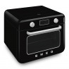 Mini-cuptor cu functie combinată de gatit cu abur Smeg COF01BLEU, 1800 W, 10 functii, Ecran LCD, 40-230°C, Negru