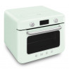 Мини фурна с комбинирана пара Smeg COF01PGEU, 1800 W, 10 функции, LCD дисплей, 40-230C, Пастелно зелена