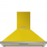 SMEG Portofino KPF9YW páraelszívó, 275 W, A+, 781 m³/h, 3 sebességfokozat, 3 szűrő, visszacsapó szelep, rozsdamentes acél, LED, sárga