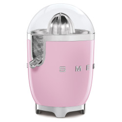 Електрическа цитрус преса Smeg CJF11PKEU, 70 W, Антикапкова система, Противоплъзгаща се основа, Розов