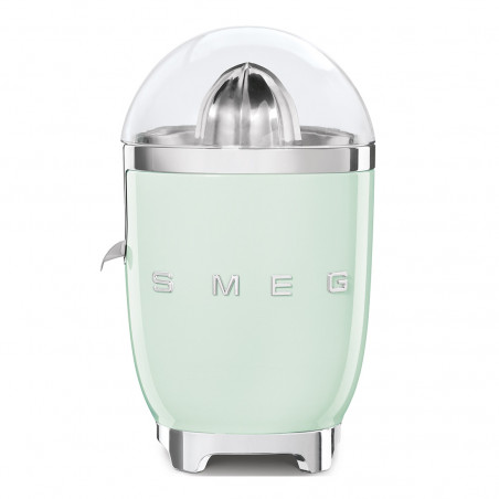 Електрическа цитрус преса Smeg CJF11PGEU, 70 W, Антикапкова система, Противоплъзгаща се основа, Пастелно зелен
