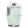 Smeg CJF11PGEU Electric Citrus Juicer, 70 W, Anti-Drip System, Non-Slip Base, Pastel Green