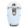 Smeg CJF11PBEU Electric Citrus Juicer, 70 W, Drip-Proof System, Non-Slip Base, Pastel Blue