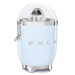 Ηλεκτρική αποχυμωτική μηχανή Smeg CJF11PBEU, 70 W, Σύστημα αποφυγής στάγδην, Αντιολισθητική βάση, Παστέλ μπλε